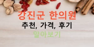 강진군 한의원 추천, 가격, 후기 알아보기